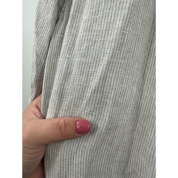 Eileen Fisher NWT Rustic Organic Linen Cotton Lightweight Jacket Gray Sz Large - Picture 6 of 14
